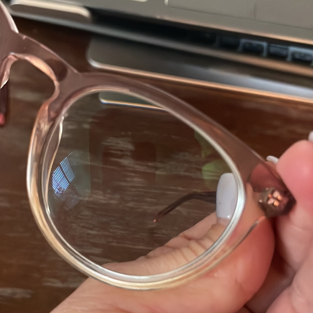 Warby Parker Sadie 625 clear pink eyeglasses - Picture 11 of 15